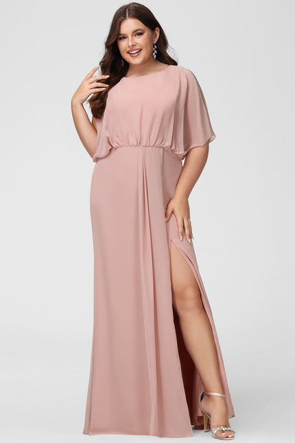 Robe Demoiselle D'Honneur Fluidité Rosée - gallery 6