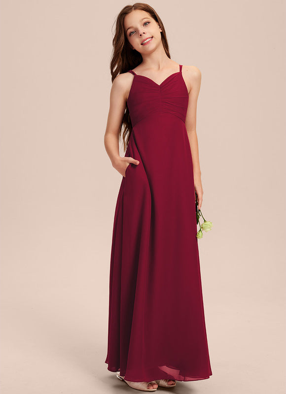 Robe Demoiselle D'Honneur Verte Éthérée - gallery 5