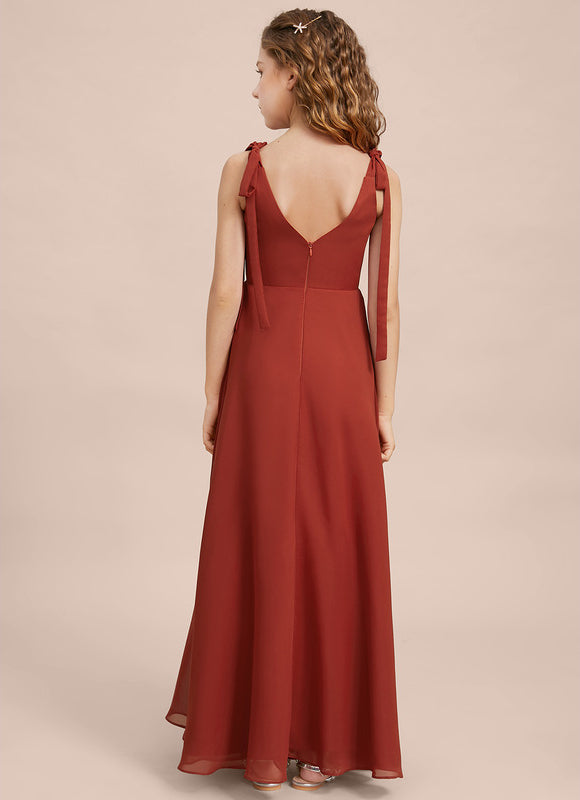 Robe Demoiselle D'Honneur Verte Éthérée - gallery 7