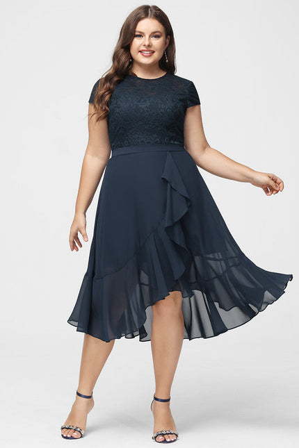 Robe Demoiselle D'Honneur Aérienne Indigo - gallery 7