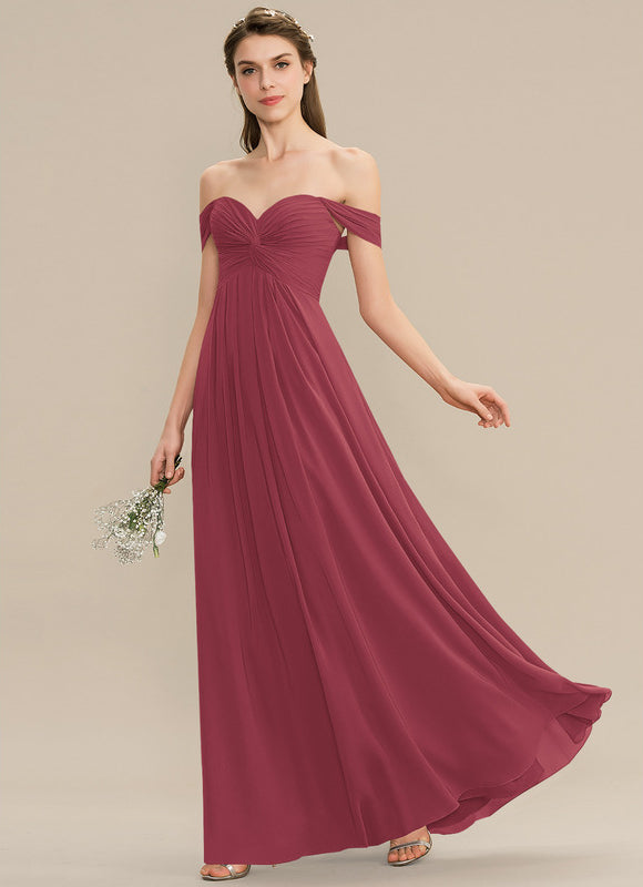 Robe Demoiselle D'Honneur Bordeaux Chic - gallery 7