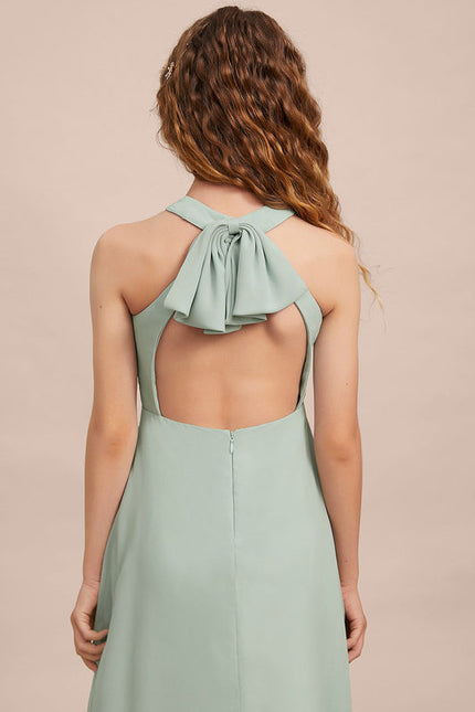 Robe Demoiselle D'Honneur Aquarelle Verte - gallery 5