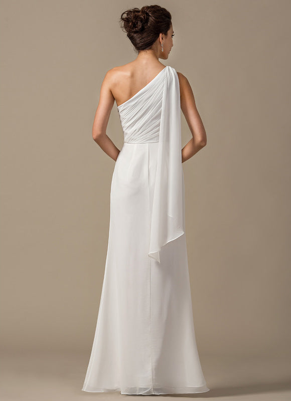 Robe Demoiselle D'Honneur Élégance Asymétrique - gallery 2