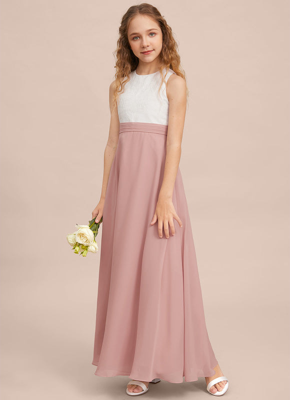 Robe Demoiselle D'Honneur Élégante Enfantine - gallery 2