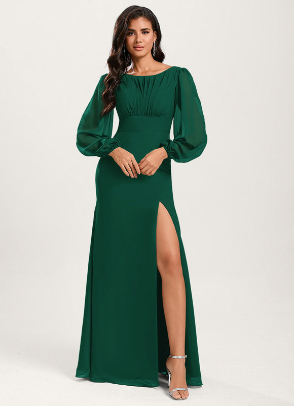 Robe Demoiselle D'Honneur Émeraude Élyséenne