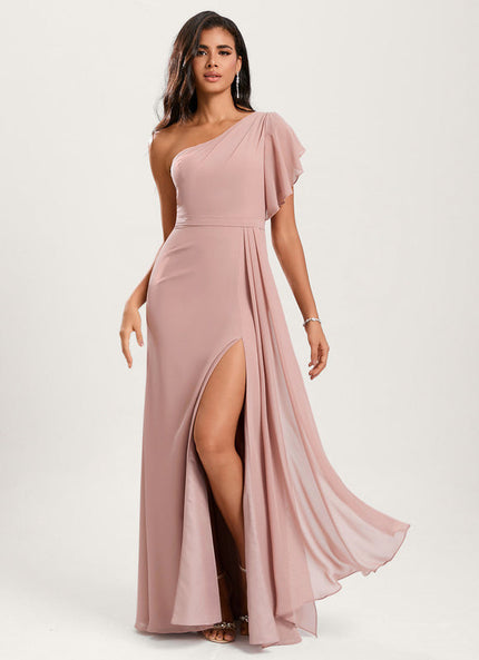 Robe Sirene Demoiselle D'Honneur Rose Pale