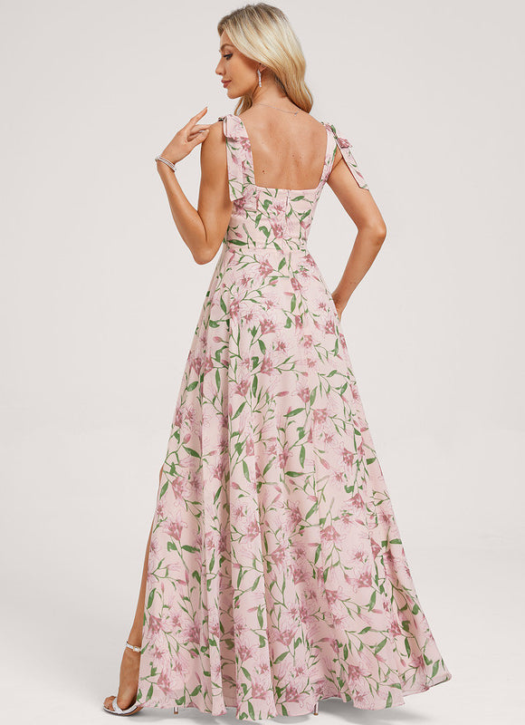 Robe Longue Pastel Demoiselle D'Honneur - gallery 4