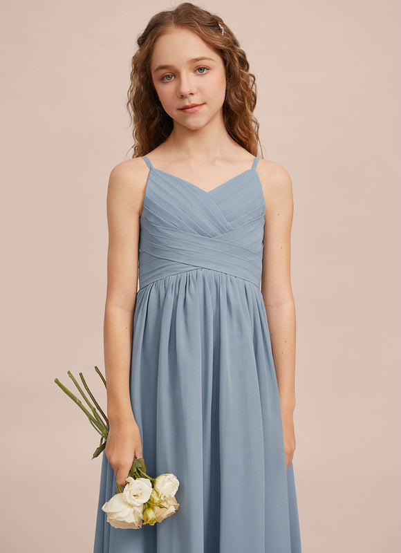 Robe Demoiselle D'Honneur Verte Éthérée - gallery 4