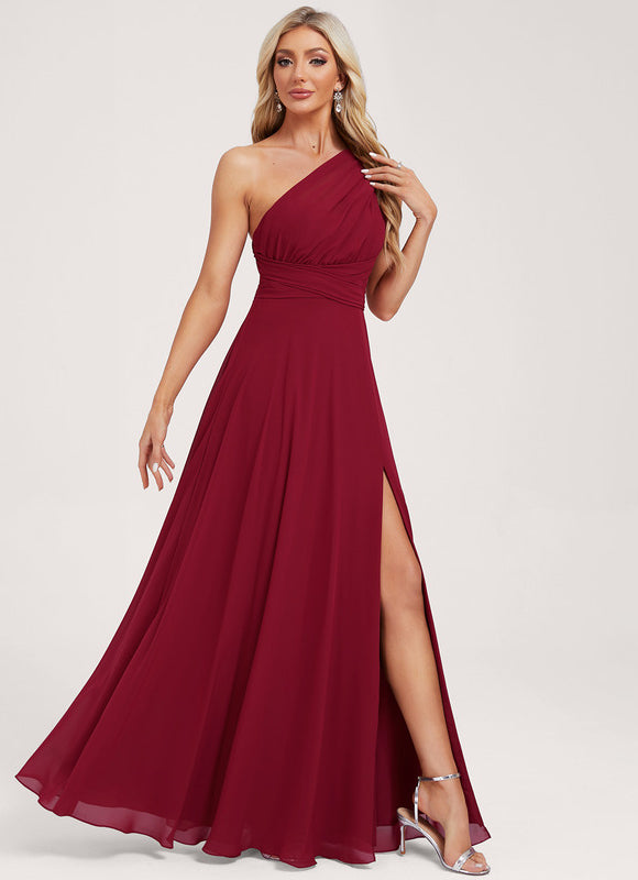 Robe Demoiselle D'Honneur Asymétrique - gallery 3