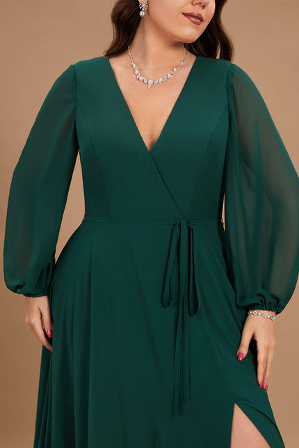 Robe Demoiselle D'Honneur Mousseline Beige - gallery 7