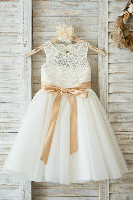 Robe Demoiselle D'Honneur Ivoire - gallery 5