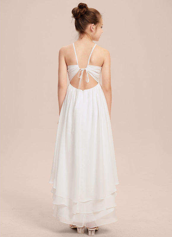 Robe Demoiselle D'Honneur Nuit Marine Fluide - gallery 4