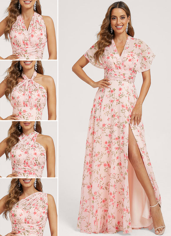 Robe Demoiselle D'Honneur Asymétrique