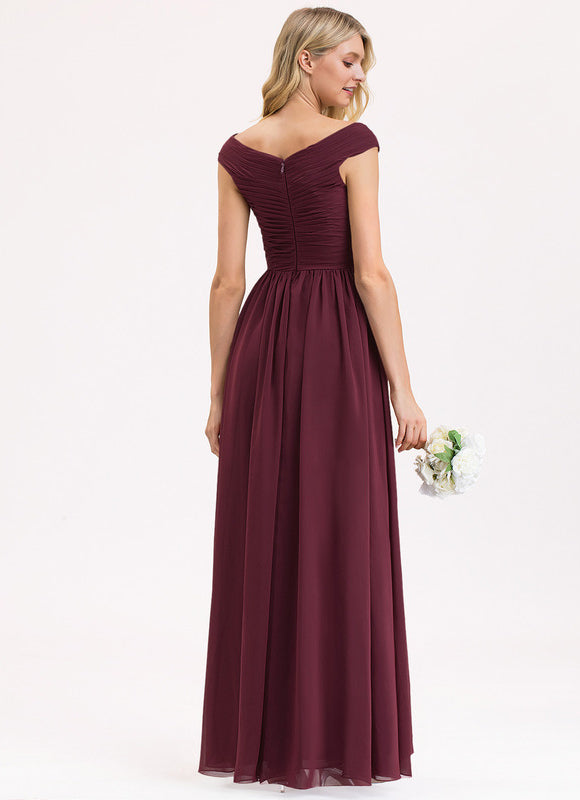 Robe Demoiselle D'Honneur Bordeaux Chic - gallery 3
