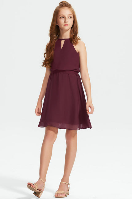 Robe Demoiselle D'Honneur Flou Menthe - gallery 2