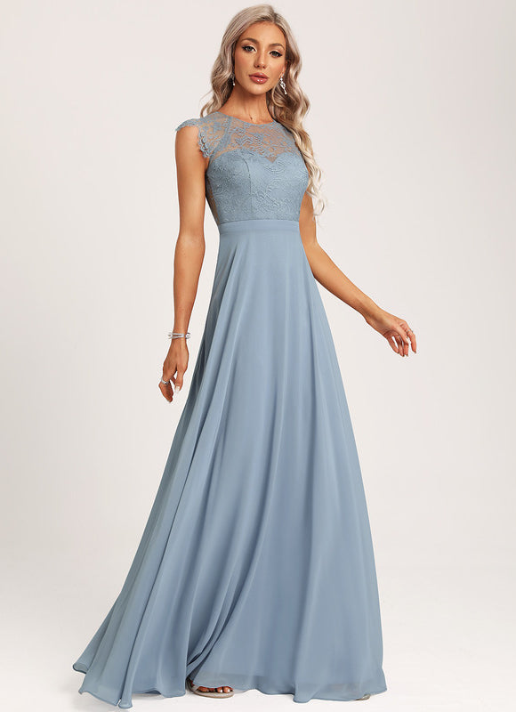 Robe Demoiselle D'Honneur Mousse Poudrée - gallery 1