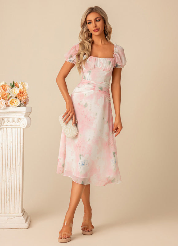 Robe Demoiselle D'Honneur Légère Pastel