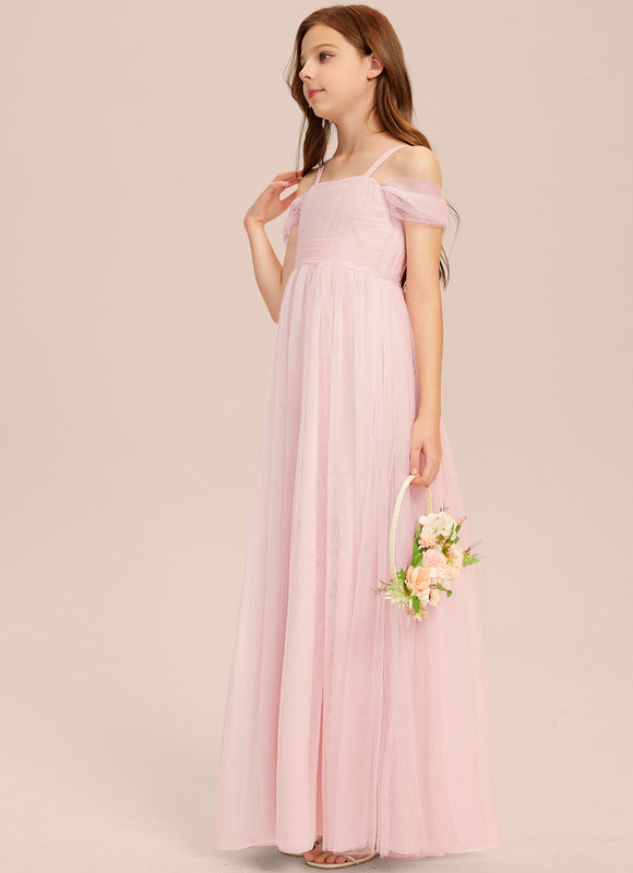 Robe Demoiselle D'Honneur Tulle Rose - gallery 2