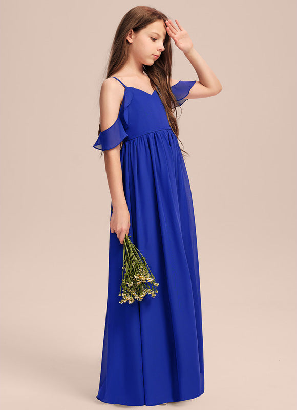 Robe Demoiselle D'Honneur Flottante Cerise - gallery 8