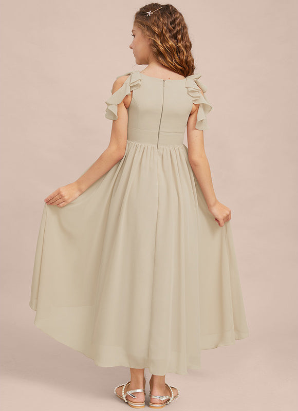 Robe Demoiselle D'Honneur Nuit Marine Fluide - gallery 6