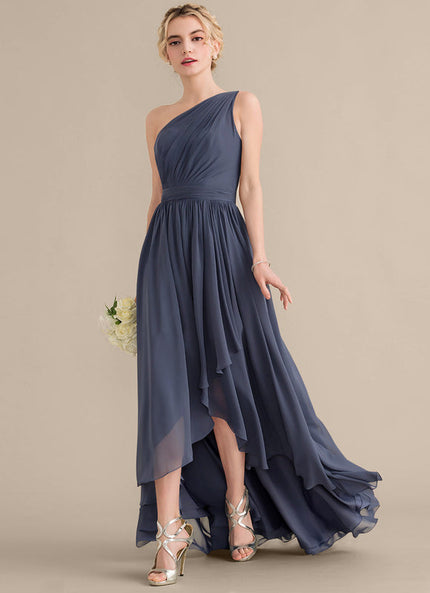 Robe Demoiselle D'Honneur Chiffon Rose