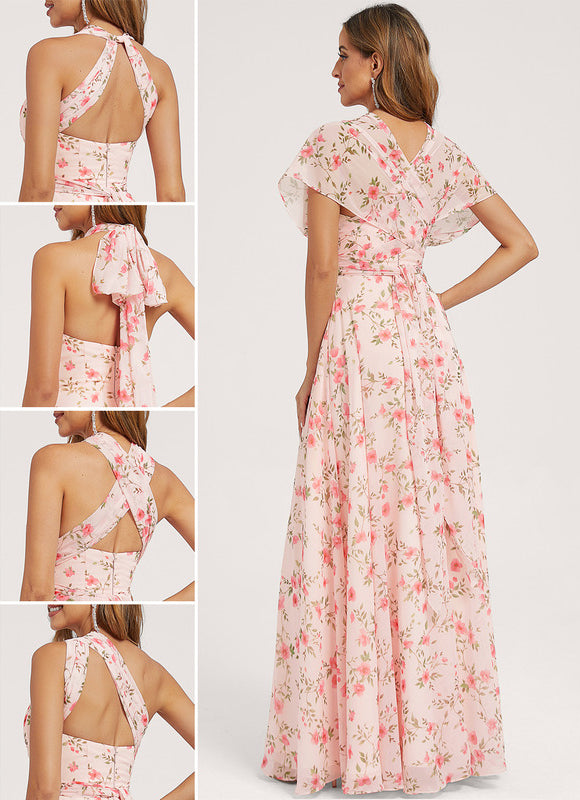 Robe Demoiselle D'Honneur Asymétrique - gallery 1