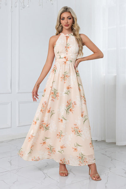 Robe Demoiselle D'Honneur Florale Légère - gallery 7