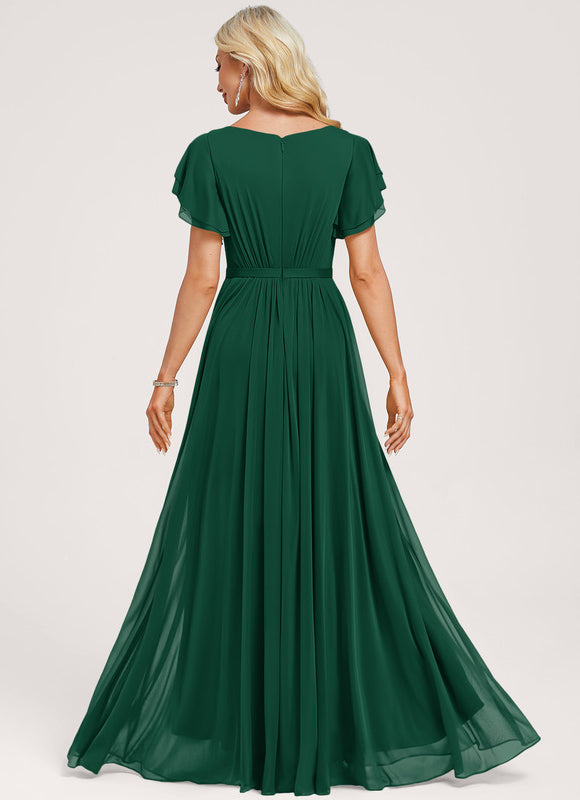 Robe Demoiselle D'Honneur Élégante Enveloppante - gallery 1