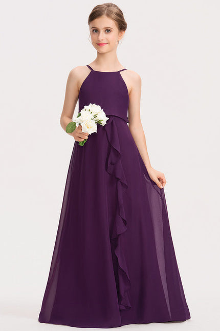 Robe Demoiselle D'Honneur Chiffon Enfant - gallery 2