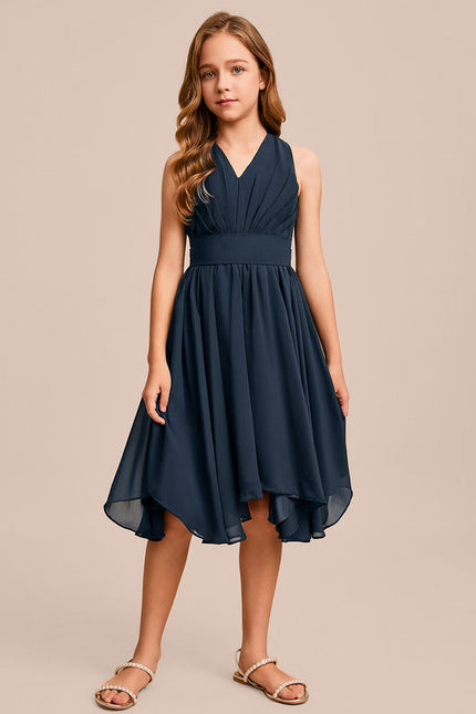 Robe Demoiselle D'Honneur Ailée Vert Pastel - gallery 2