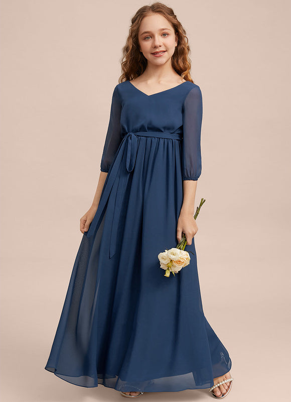 Robe Demoiselle D'Honneur Verte Éthérée