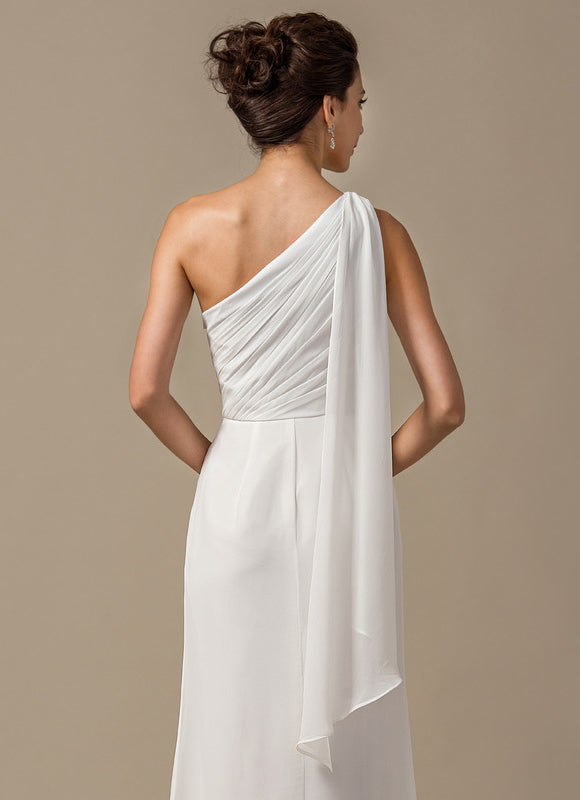 Robe Demoiselle D'Honneur Élégance Asymétrique - gallery 4