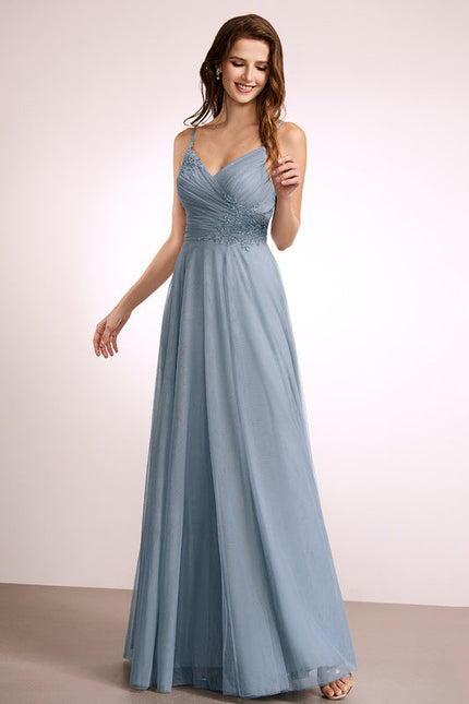 Robe Demoiselle D'Honneur Azur Brumeux - gallery 5