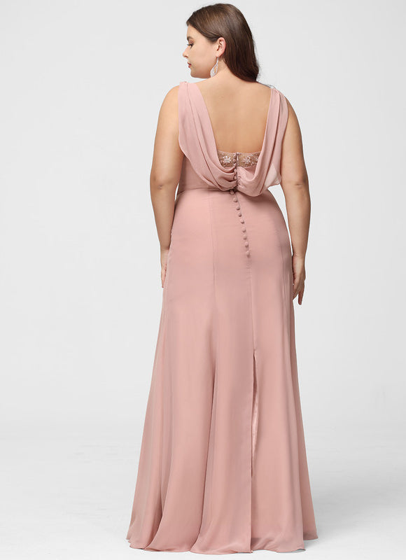 Robe Demoiselle D'Honneur Sirène Chic - gallery 7