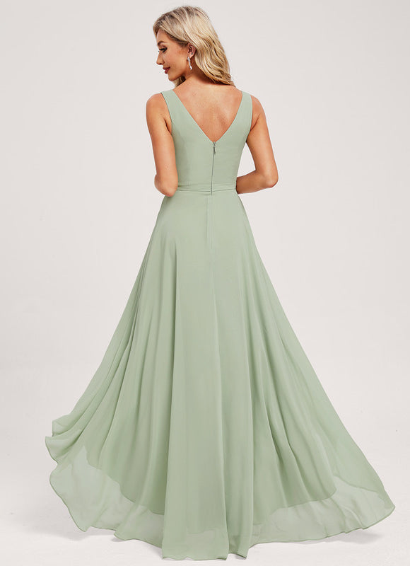 Robe Demoiselle D'Honneur Mousseline Aérienne - gallery 4