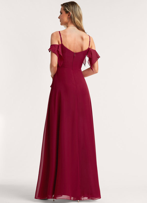 Robe Demoiselle D'Honneur Fluide Ciel - gallery 4