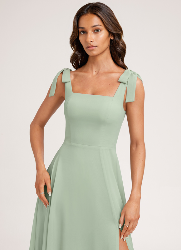 Robe Longue Pastel Demoiselle D'Honneur - gallery 3
