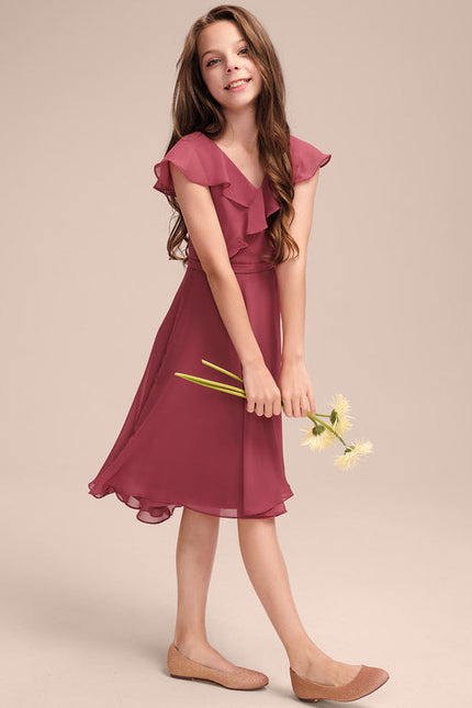 Robe Demoiselle D'Honneur Ailée Vert Pastel - gallery 3