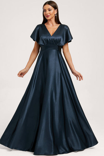 Robe Longue Satin Demoiselle D'Honneur