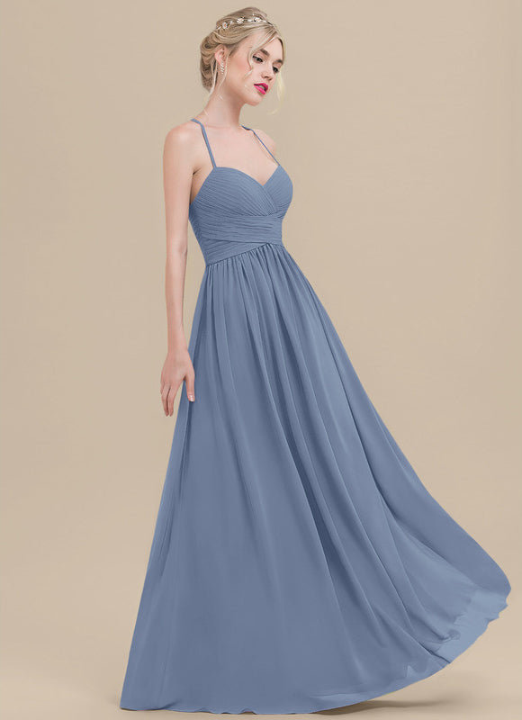 Robe Demoiselle D'Honneur Drapée Bordeaux