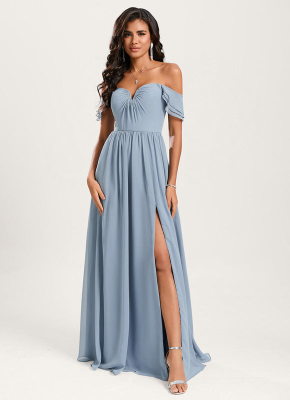 Robe Demoiselle D'Honneur Bordeaux Chic