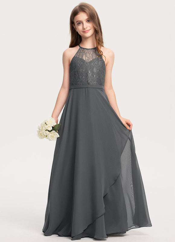 Robe Demoiselle D'Honneur Chic Graphite