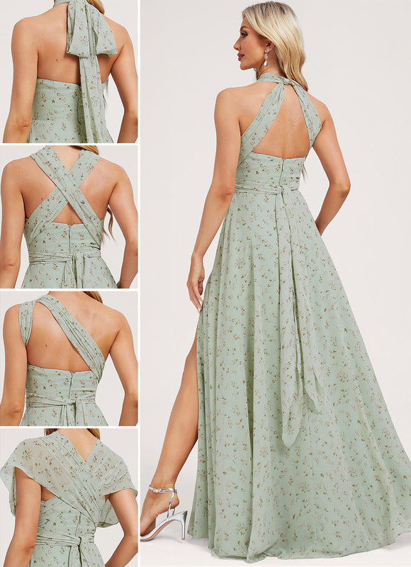 Robe Demoiselle D'Honneur Asymétrique - gallery 1