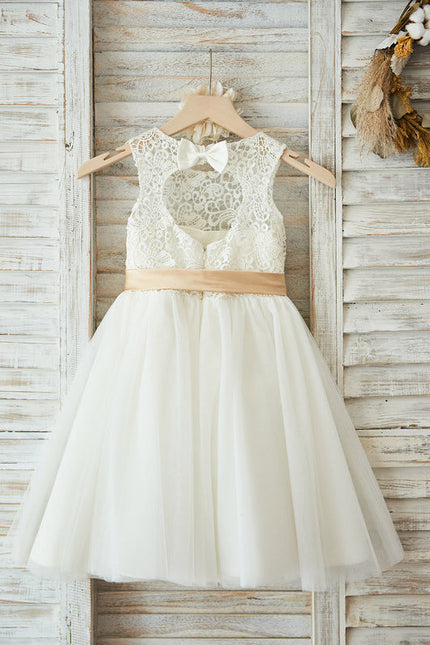 Robe Demoiselle D'Honneur Ivoire - gallery 1