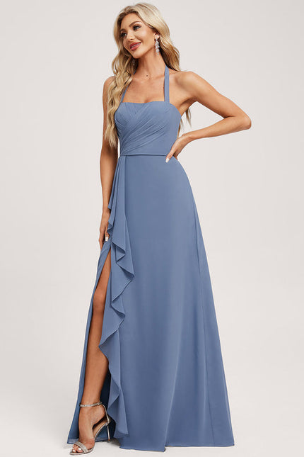 Robe Demoiselle D'Honneur Florale Légère - gallery 2