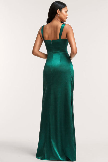 Robe Demoiselle D'Honneur Champagne Satin - gallery 4