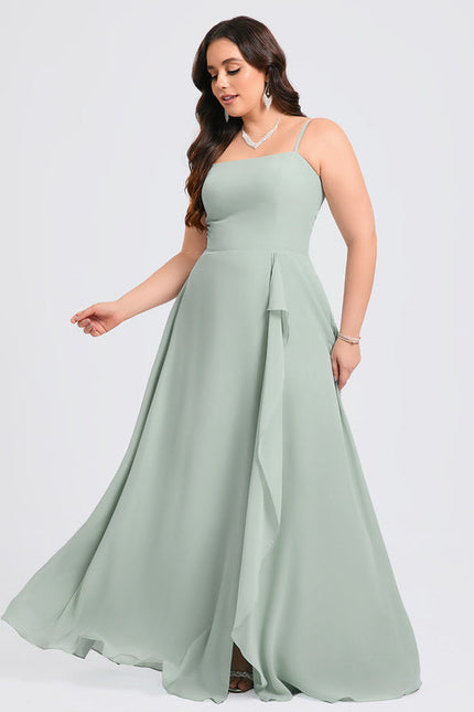 Robe Demoiselle D'Honneur Fluide Mint - gallery 6