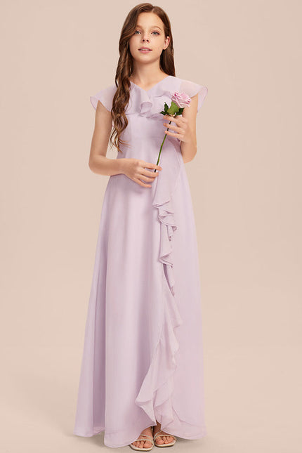 Robe Demoiselle D'Honneur Aile De Papillon