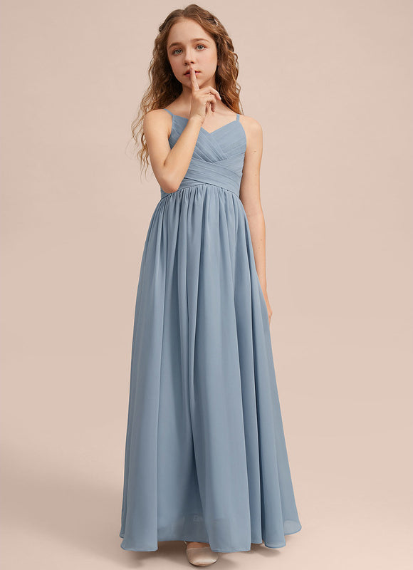 Robe Demoiselle D'Honneur Verte Éthérée - gallery 2