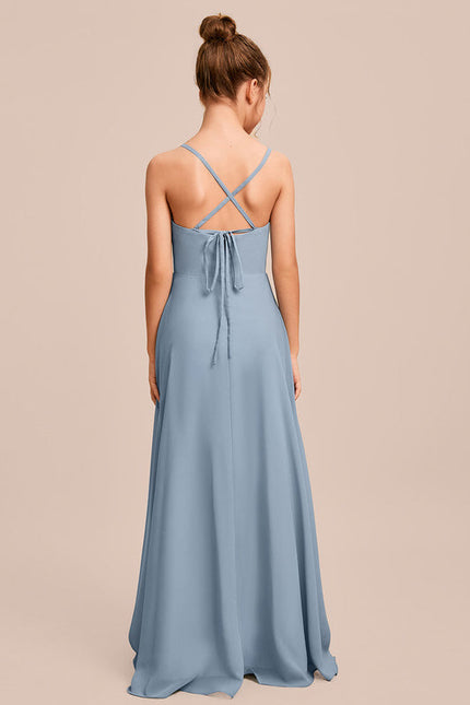 Robe Demoiselle D'Honneur Verte Éthérée - gallery 6